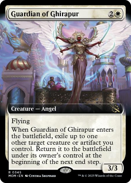 [345]【EN】【FOIL】■拡張アート■ギラプールの守護者/Guardian of Ghirapur【MOM】[R][白]