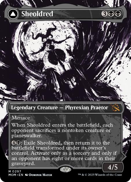 [297]【EN】【FOIL】■ショーケース■シェオルドレッド/Sheoldred【MOM】[M][黒]