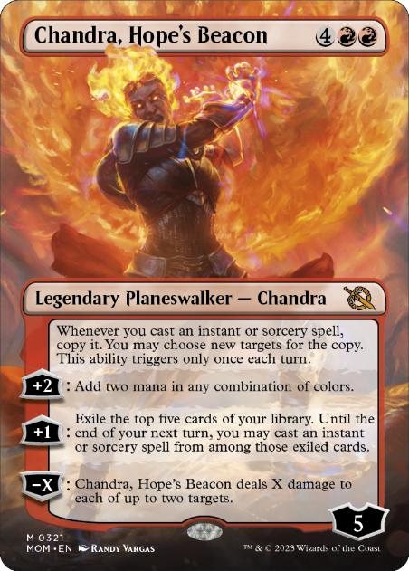 [321]【EN】【FOIL】■ボーダーレス■希望の標、チャンドラ/Chandra, Hope's Beacon【MOM】[M][赤]