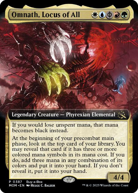 [387]【EN】【FOIL】■PROMO■万物の座、オムナス/Omnath, Locus of All【MOM】[R][多色]