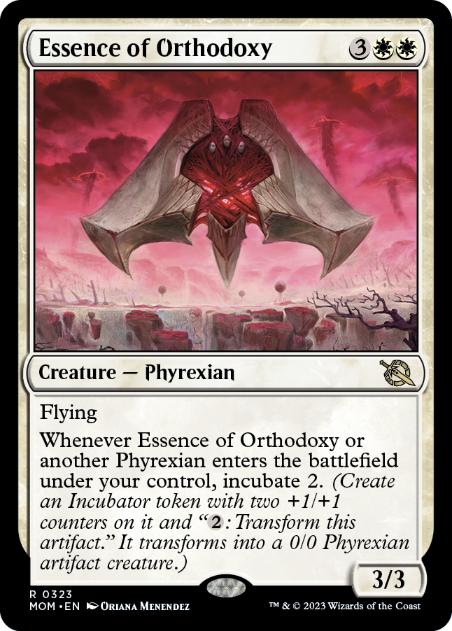 [323]【EN】【FOIL】正典の本質/Essence of Orthodoxy【MOM】[R][白]
