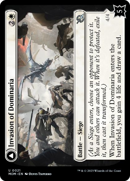 [021]【EN】【FOIL】ドミナリアへの侵攻/Invasion of Dominaria【MOM】[U][白]