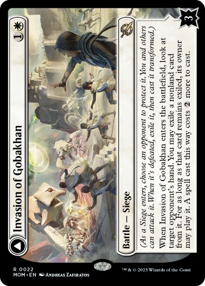 [022]【EN】【FOIL】ゴバカーンへの侵攻/Invasion of Gobakhan【MOM】[R][白]