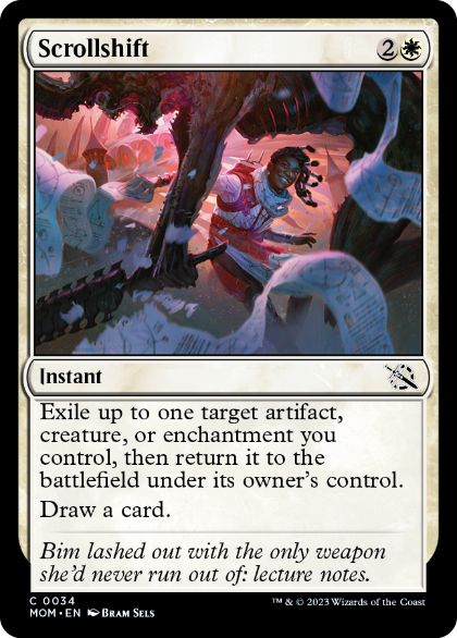 [034]【EN】【FOIL】巻物変容/Scrollshift【MOM】[C][白]