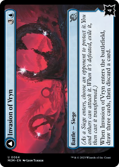 [064]【EN】【FOIL】ヴリンへの侵攻/Invasion of Vryn【MOM】[U][青]
