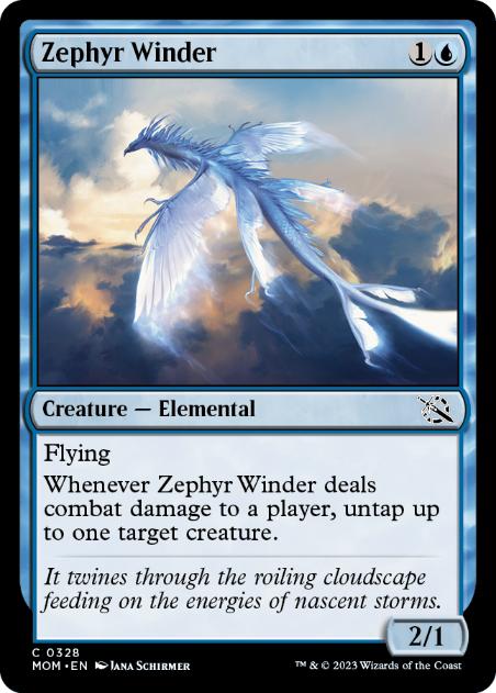[328]【EN】【FOIL】微風巻き/Zephyr Winder【MOM】[C][青]