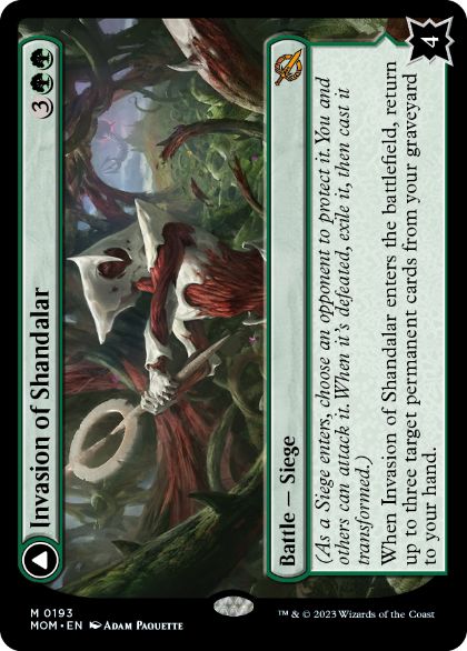 [193]【EN】【FOIL】シャンダラーへの侵攻/Invasion of Shandalar【MOM】[M][緑]