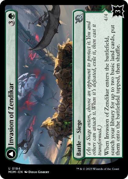 [194]【EN】【FOIL】ゼンディカーへの侵攻/Invasion of Zendikar【MOM】[U][緑]