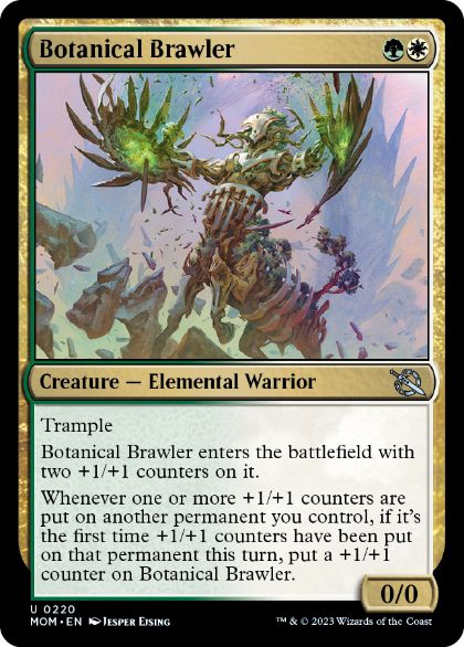 [220]【EN】【FOIL】植物の喧嘩屋/Botanical Brawler【MOM】[U][多色]