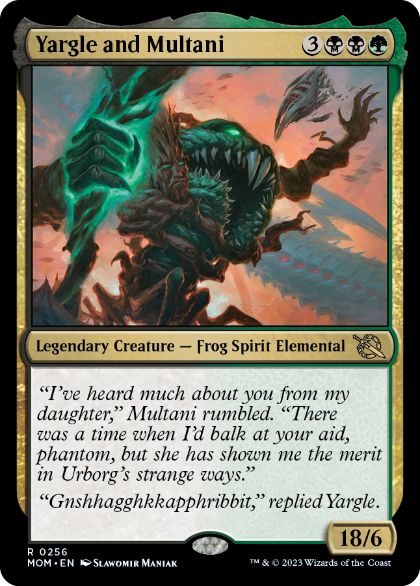 [256]【EN】【FOIL】ヤーグルとムルタニ/Yargle and Multani【MOM】[R][多色]