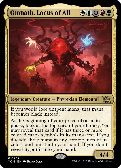 [249]【EN】【FOIL】万物の座、オムナス/Omnath, Locus of All【MOM】[R][多色]
