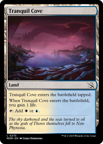 [275]【EN】【FOIL】平穏な入り江/Tranquil Cove【MOM】[C][土地]