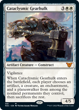 [081]【EN】激変の機械巨人/Cataclysmic Gearhulk【NEC】[M][白]