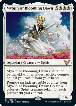 [031]【EN】【FOIL】花暁明神/Myojin of Blooming Dawn【NEC】[R][白]