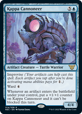 [014]【EN】河童の砲手/Kappa Cannoneer【NEC】[R][青]