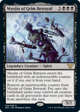 [034]【EN】【FOIL】酷叛明神/Myojin of Grim Betrayal【NEC】[R][黒]