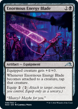 [096]【EN】超力刃/Enormous Energy Blade【NEO】[U][黒]