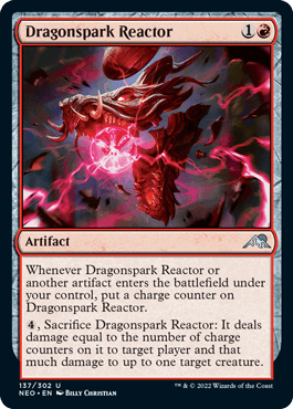 [137]【EN】龍火花の反応炉/Dragonspark Reactor【NEO】[U][赤]
