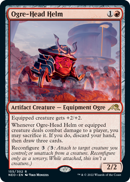 [155]【EN】大峨頭の兜/Ogre-Head Helm【NEO】[R][赤]