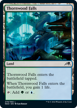 [279]【EN】茨森の滝/Thornwood Falls【NEO】[C][土地]