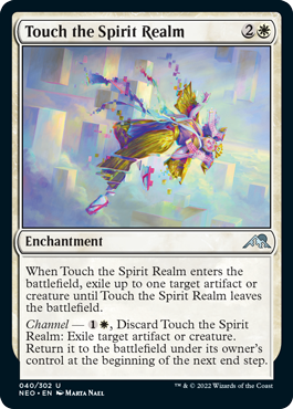 [040]【EN】【FOIL】精霊界との接触/Touch the Spirit Realm【NEO】[U][白]