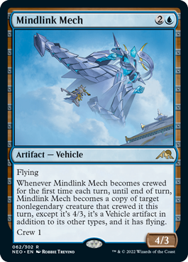 [062]【EN】【FOIL】精神連繋メカ/Mindlink Mech【NEO】[R][青]
