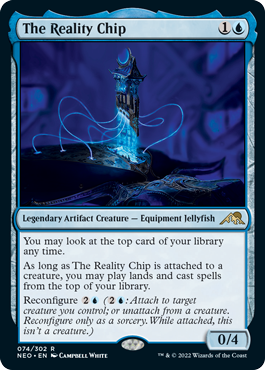 [074]【EN】【FOIL】現実チップ/The Reality Chip【NEO】[R][青]