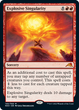 [140]【EN】【FOIL】爆発的特異性/Explosive Singularity【NEO】[M][赤]