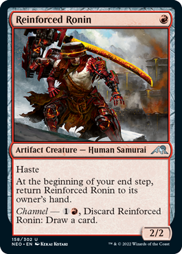 [158]【EN】【FOIL】増員された浪人/Reinforced Ronin【NEO】[U][赤]