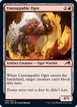 [169]【EN】【FOIL】止められぬ大峨/Unstoppable Ogre【NEO】[C][赤]