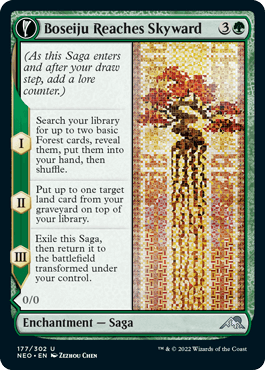 [177]【EN】【FOIL】天空に到る母聖樹/Boseiju Reaches Skyward【NEO】[U][緑]