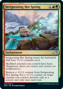 [223]【EN】【FOIL】活力の温泉/Invigorating Hot Spring【NEO】[U][多色]
