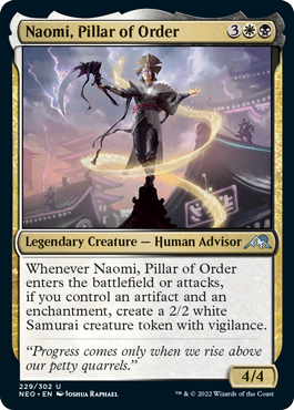 [229]【EN】【FOIL】秩序の柱、直美/Naomi, Pillar of Order【NEO】[U][多色]