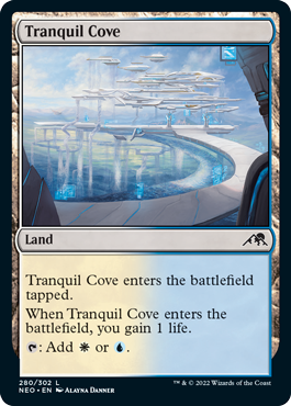 [280]【EN】【FOIL】平穏な入り江/Tranquil Cove【NEO】[C][土地]