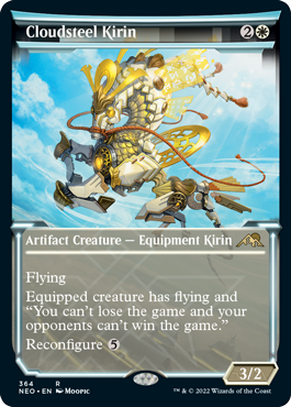 [364]【EN】■ショーケース■雲鋼の麒麟/Cloudsteel Kirin【NEO】[R][白]