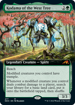 [477]【EN】■拡張アート■西の樹の木霊/Kodama of the West Tree【NEO】[M][緑]