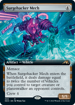 [500]【EN】■拡張アート■電圧改竄メカ/Surgehacker Mech【NEO】[R][茶]