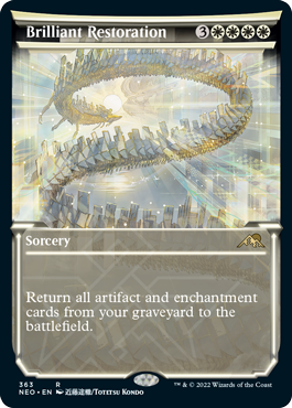[363]【EN】【FOIL】■ショーケース■目覚ましい修復術/Brilliant Restoration【NEO】[R][白]