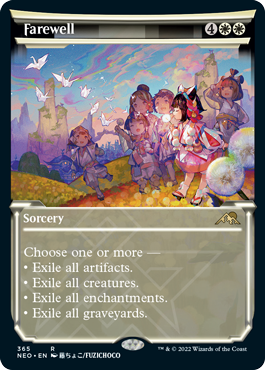 [365]【EN】【FOIL】■ショーケース■告別/Farewell【NEO】[R][白]