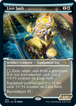 [368]【EN】【FOIL】■ショーケース■獅子の飾緒/Lion Sash【NEO】[R][白]