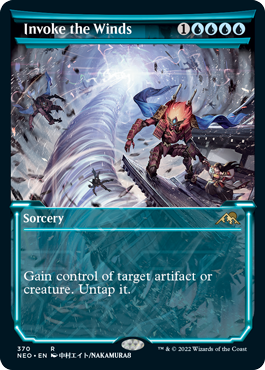 [370]【EN】【FOIL】■ショーケース■嵐風招来/Invoke the Winds【NEO】[R][青]