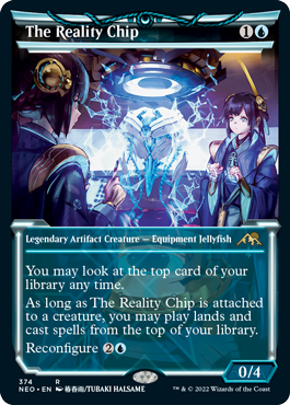 [376]【EN】【FOIL】■ショーケース■肉体の裏切者、テゼレット/Tezzeret, Betrayer of Flesh【NEO】[M][青]