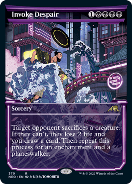 [506]【EN】【FOIL】■PROMO■絶望招来/Invoke Despair【NEO】[R][黒]