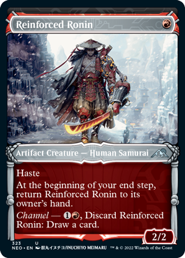 [322]【EN】【FOIL】■ショーケース■無双の侍/Peerless Samurai【NEO】[C][赤]
