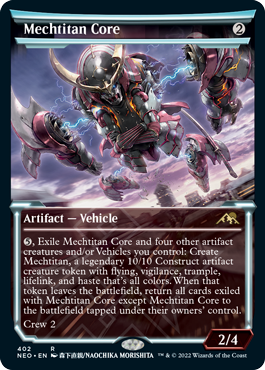 [402]【EN】【FOIL】■ショーケース■メカ巨神のコア/Mechtitan Core【NEO】[R][茶]