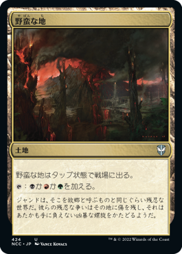 [424]【JP】野蛮な地/Savage Lands【NCC】[U][土地]