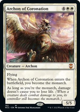 [192]【EN】戴冠のアルコン/Archon of Coronation【NCC】[M][白]