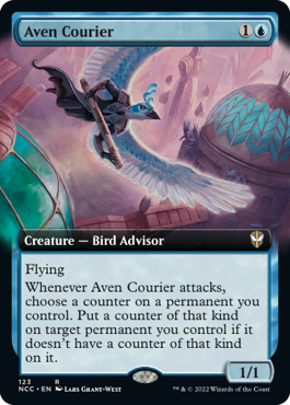 [123]【EN】■拡張アート■エイヴンの急使/Aven Courier【NCC】[R][青]