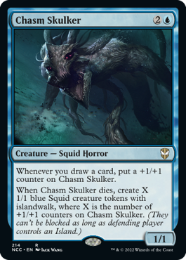 [214]【EN】地割れ潜み/Chasm Skulker【NCC】[R][青]