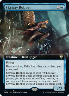 [132]【EN】■拡張アート■空道の盗人/Skyway Robber【NCC】[R][青]